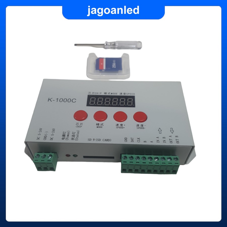 K1000C Controller Programmable  WS2811 WS2812 WS2815 LED Pixel RGB