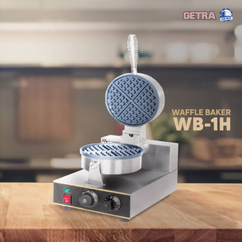 GETRA Waffle Baker WB-1H / Mesin Waffle GETRA WB 1H / Mesin Pembuat Waffle GARANSI RESMI