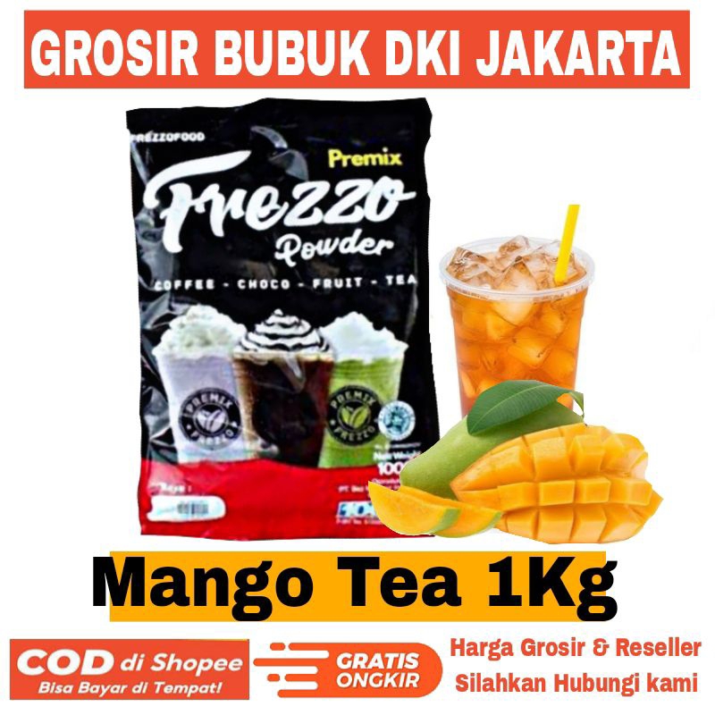 

Frezzo Bubuk Minuman Mango Tea 1kg Spesial Teh mangga Powder Drink