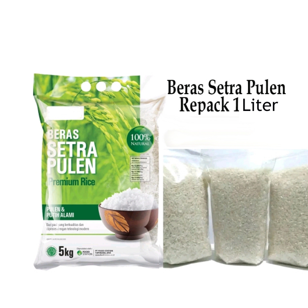 

Beras Setra Pulen Repack / Beras Pulen dan Putih Alami