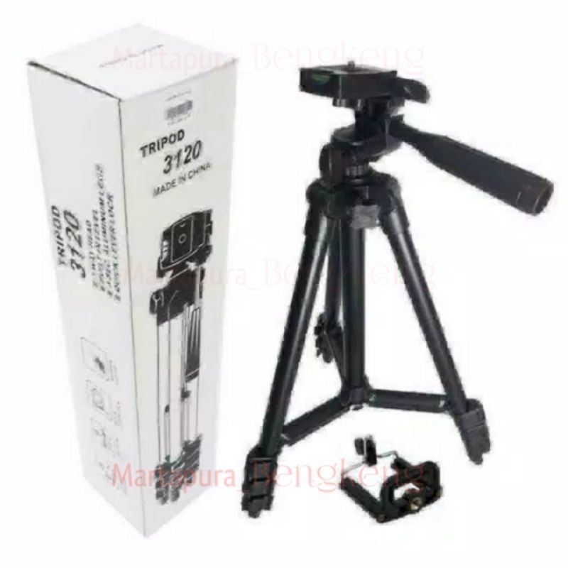 Stand HP Holder / Tripod 3120 tinggi 1meter black edition