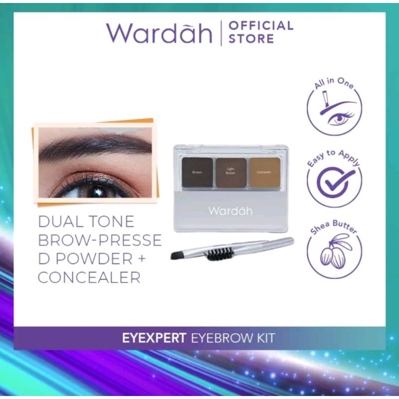 Wardah EyeXpert Eyebrow Kit (Eyebrow Powder)