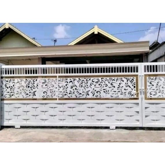 pagar rumah cating laser free survei dan pemasangan