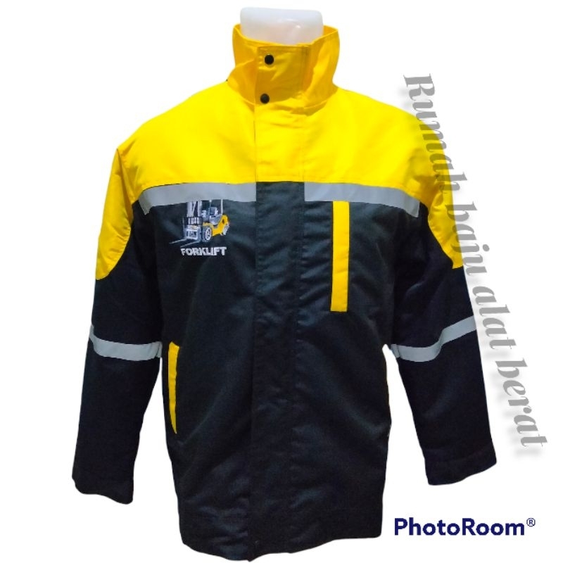 Jaket forklift jaket pria jaket parasut forklift