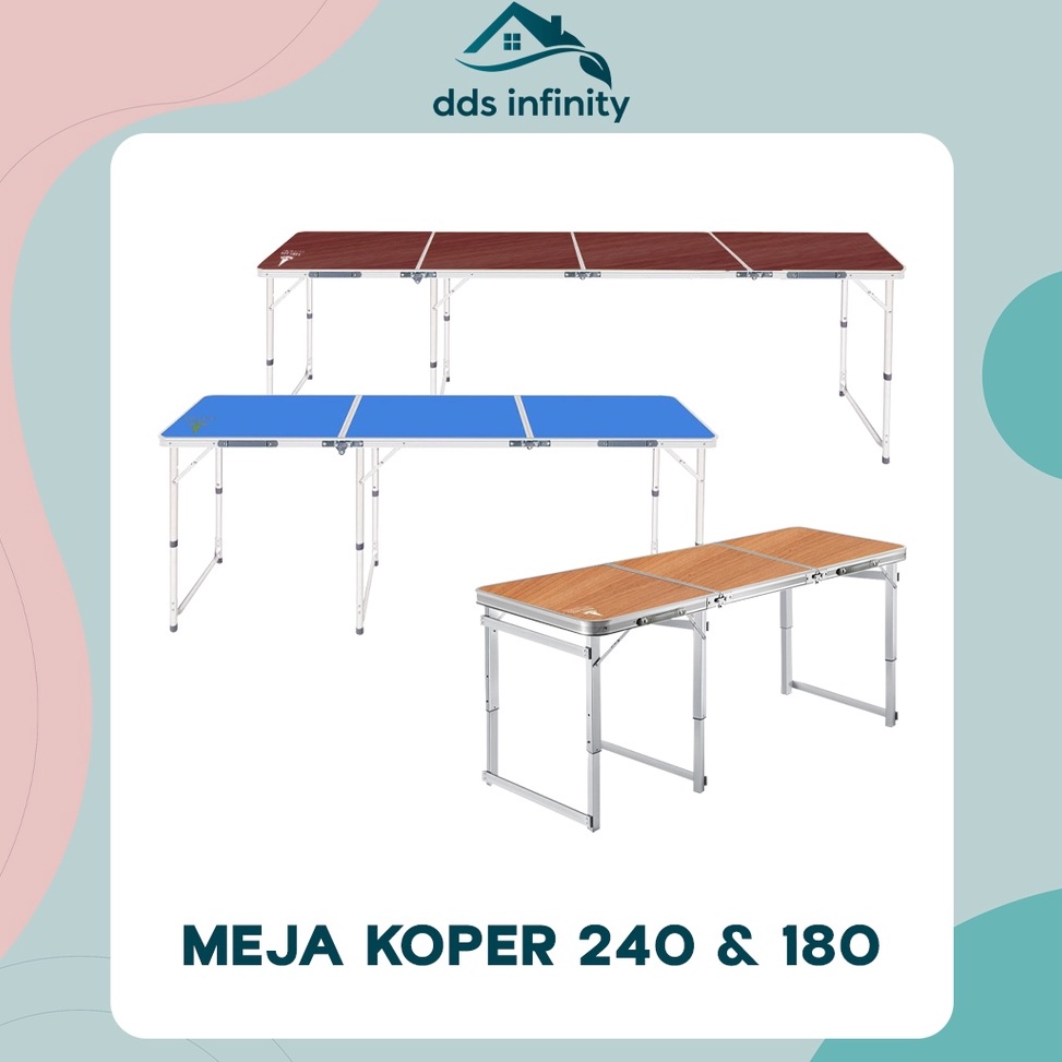 Harga Spesial Meja Lipat Jualan Portable Meja Koper Panjang Meja Koper Serbaguna Meja Jualan Bazar M