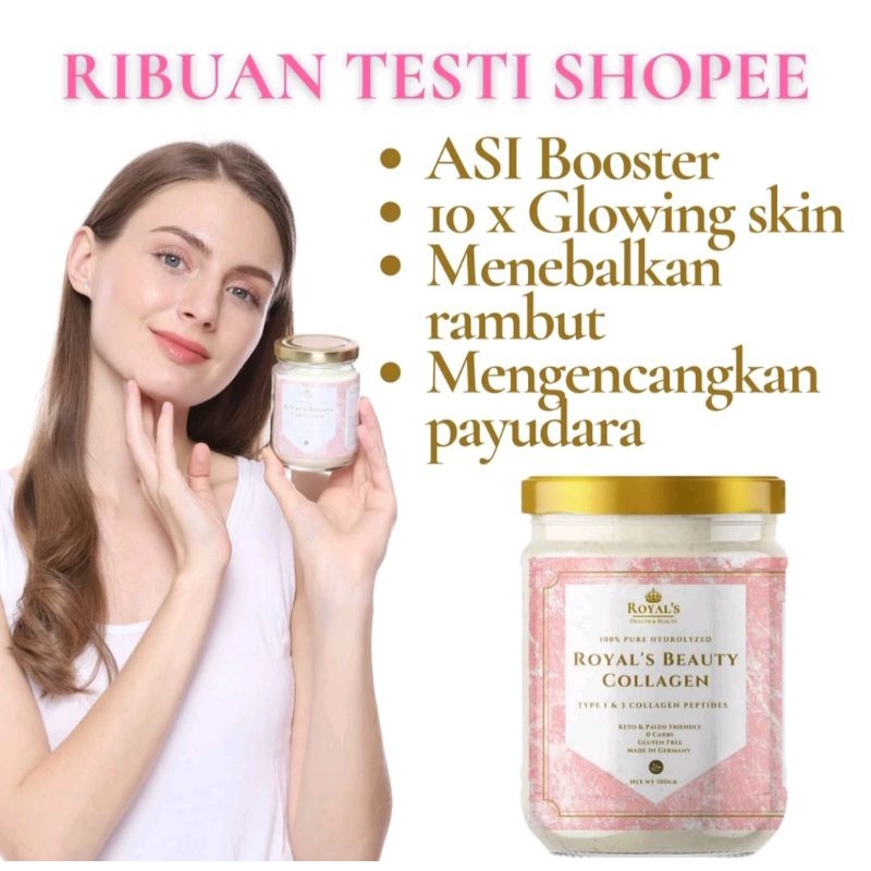 READY SUPLEMEN PEMUTIH TERAMPUN Royal Beauty Collagen Peptides