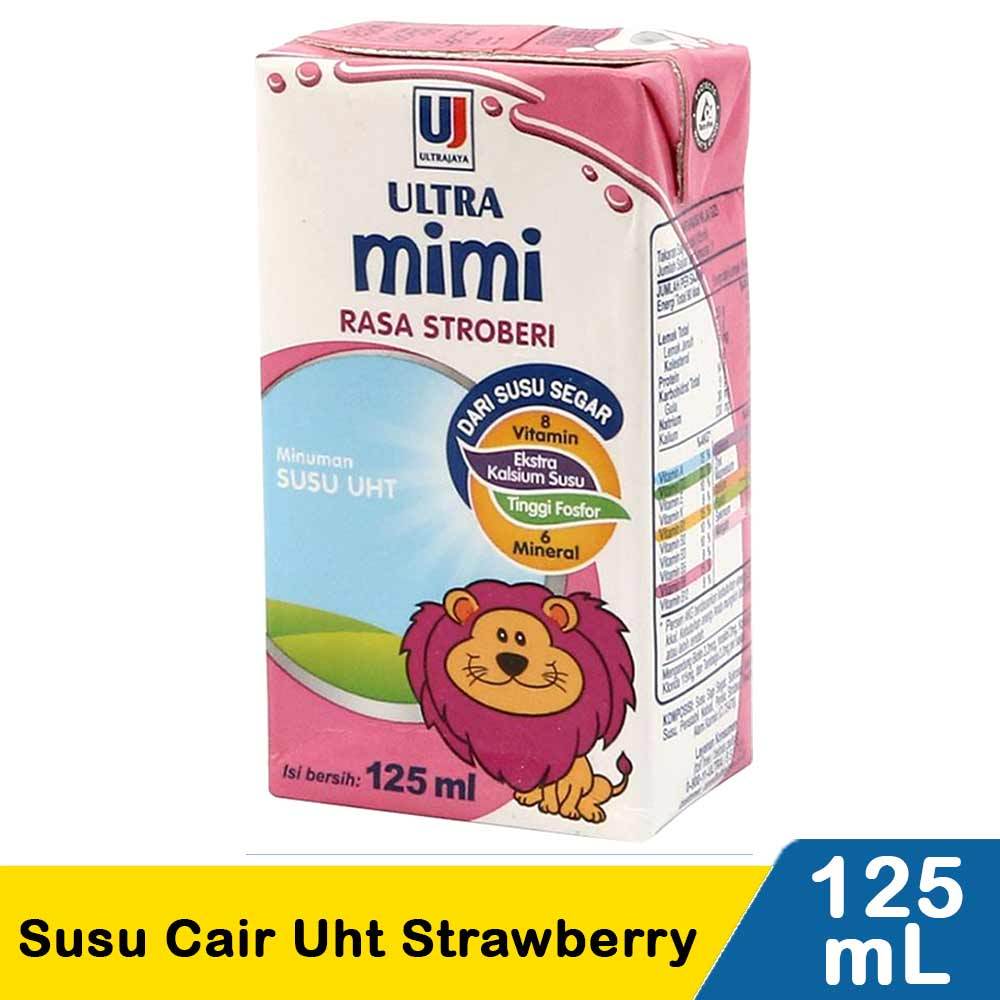 

Ultra Mimi Susu Cair Uht Strawberry 125 ml