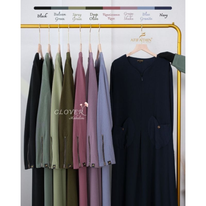Clover Set Jilbab Cutting U by Afifathin