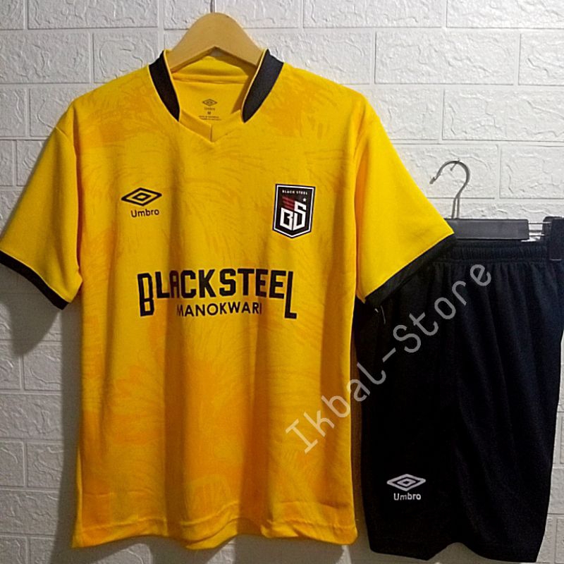 Jersey futsal Manokwari Balck steel Jersey setelan terbaru
