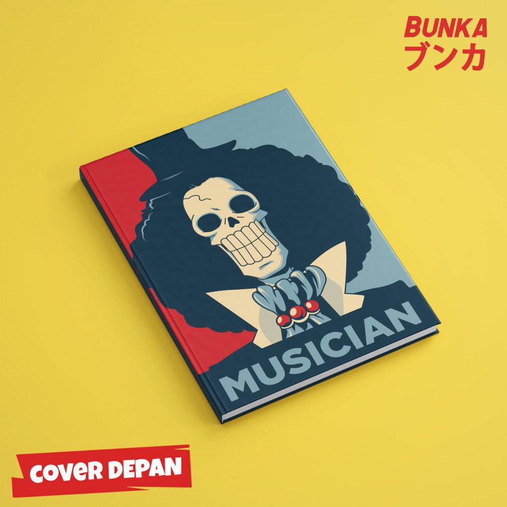 

Note Book Aesthetic Anime One Piece Brook Hope Style Hardcover A5 Buku Tulis Catatan Notes Agenda Planner Jurnal vintage buku catatan story book kado anniversary valentine cowok cewek murah