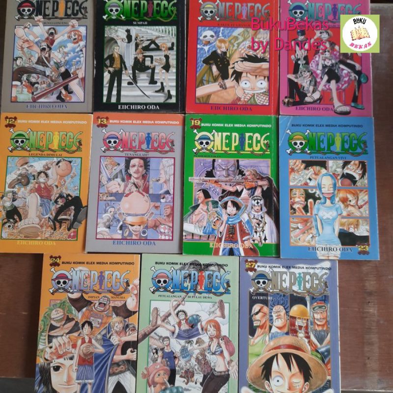 Komik One Piece (Elex Media) - Bekas Preloved Original Onepiece