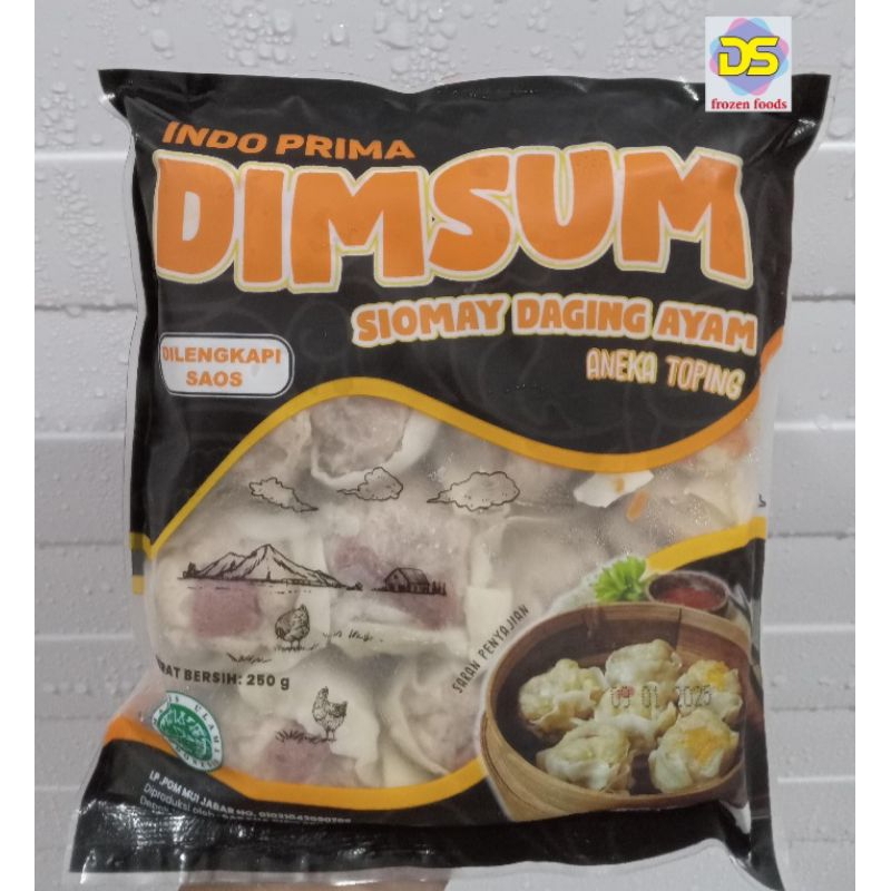 

INDO PRIMA DIMSUM DAGING AYAM ADA SAUS | 250GR | ISI 15