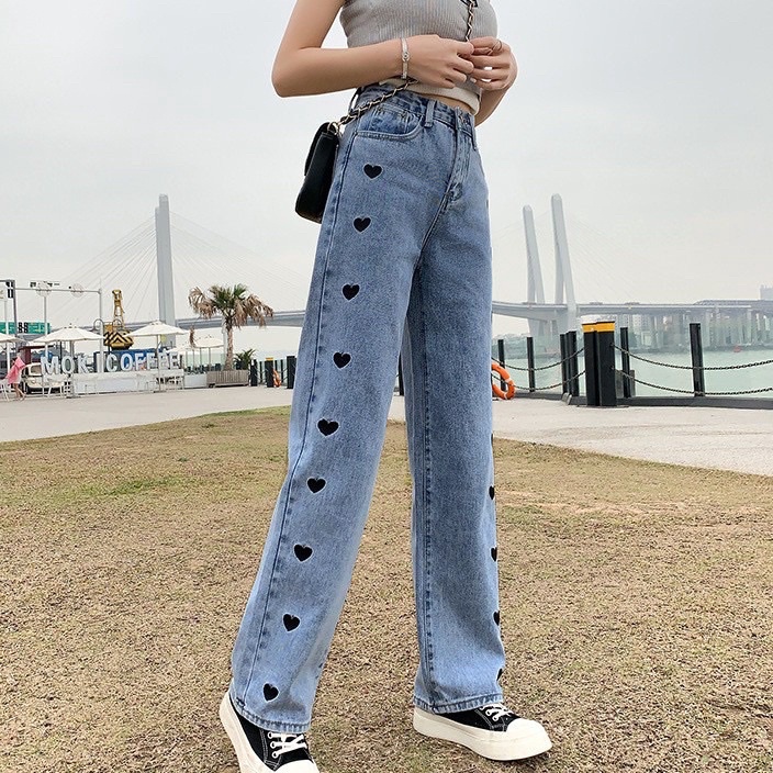 Restock Celana Panjang Hw Kulot Jeans Boyfriend Korea 2734  Kulot Jeans Love