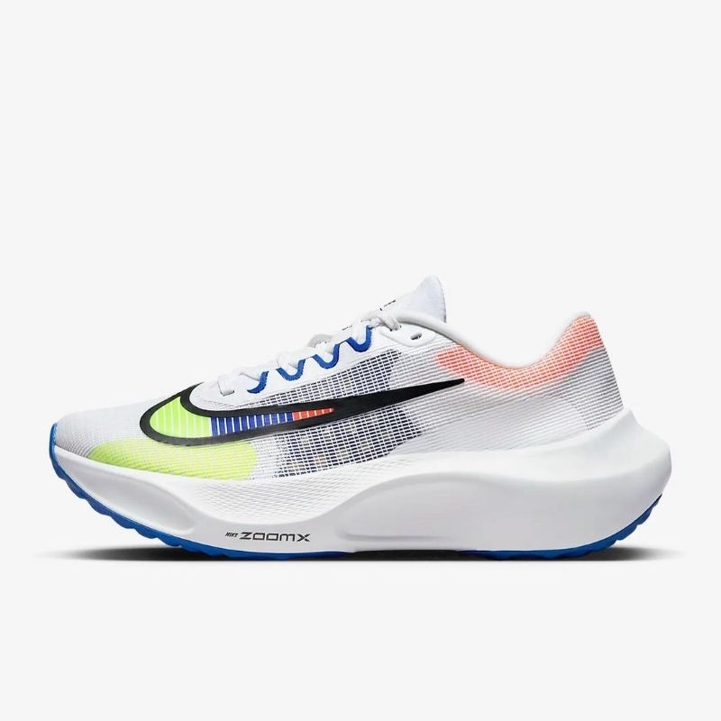 sepatu running pria nike zoom fly 5 white