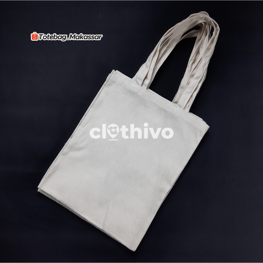 Totebag Polos Kanvas ECO - Totebag 30x38 Termurah
