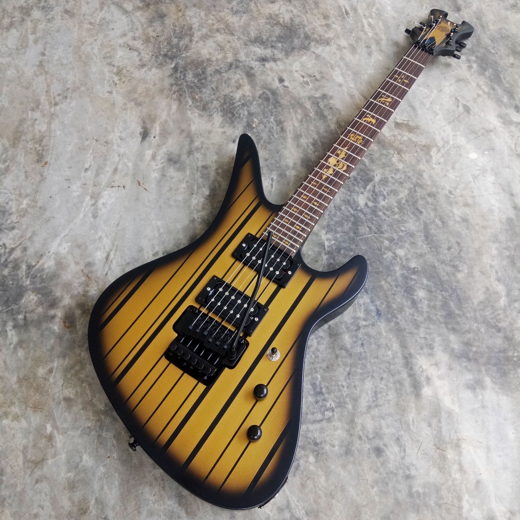 Gitar Elektrik Schecter Synyster Gates Custom Satin Gold Burst