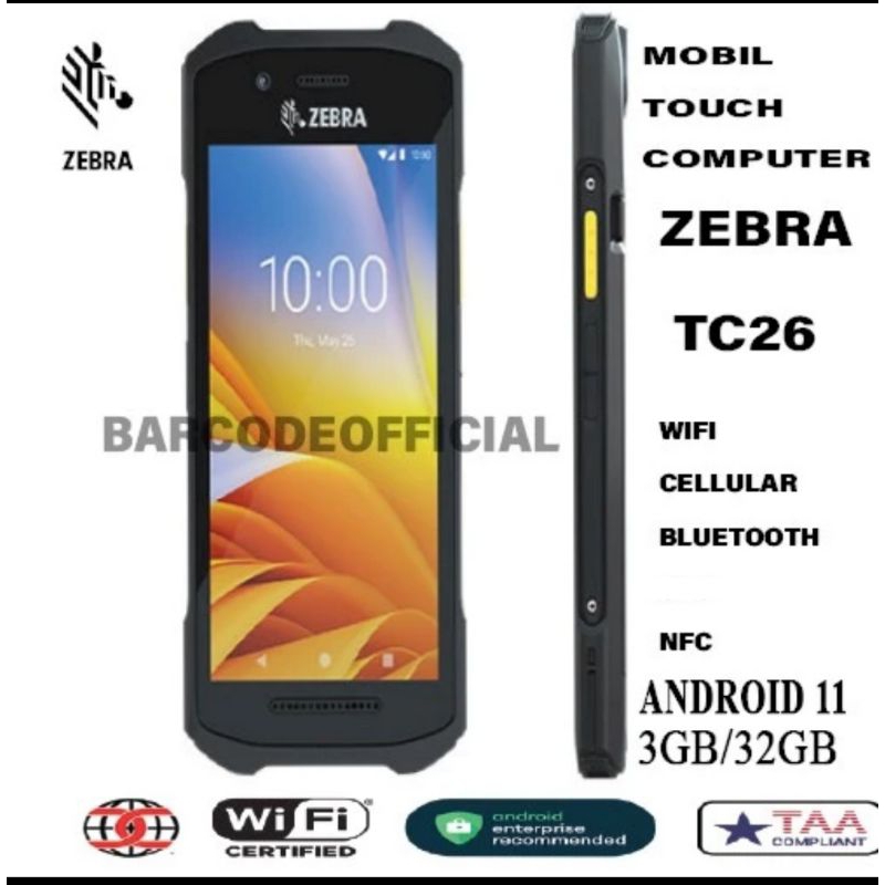 MOBILE PDA COMPUTER ANDROID ZEBRA TC26