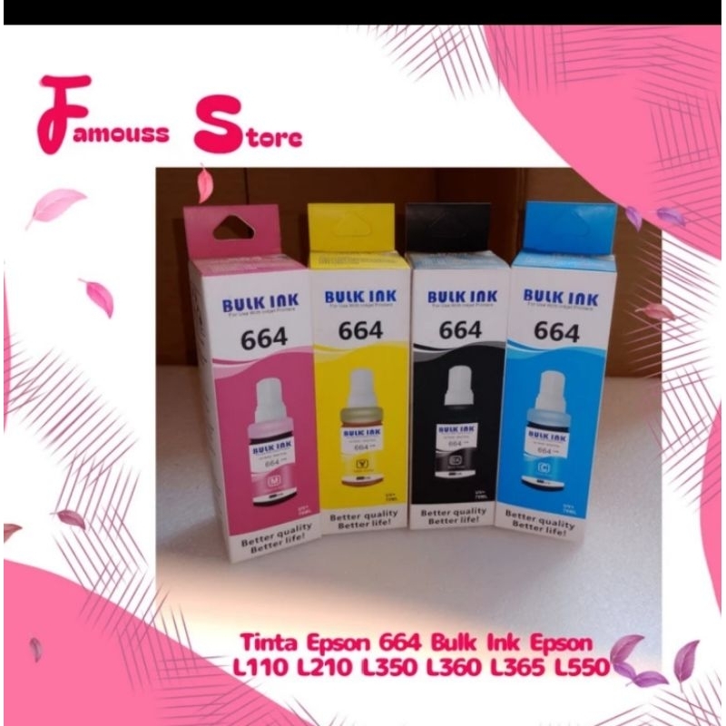 tinta 664 bulk ink original untuk epson L110 L210 L350 L405
