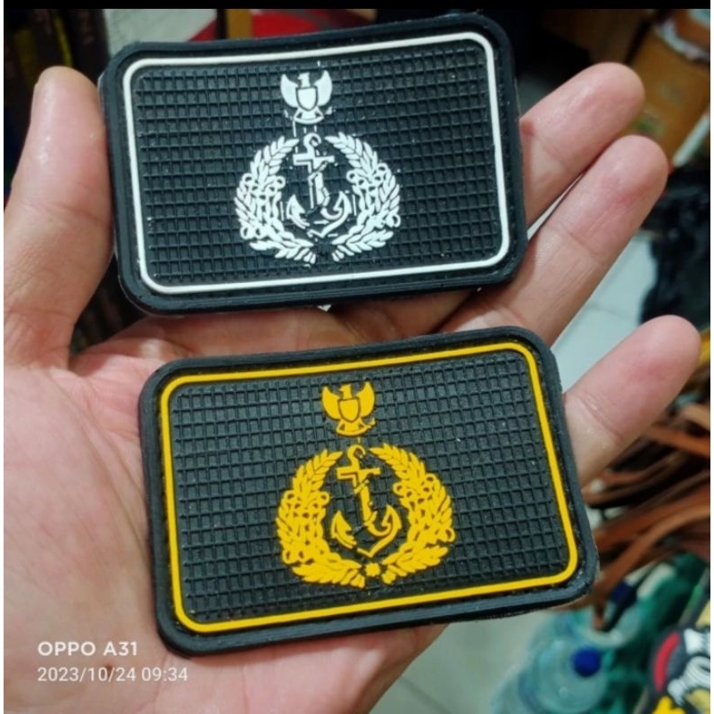 PATCH RUBBER PVC TNI AL 1 BEST QUALITY