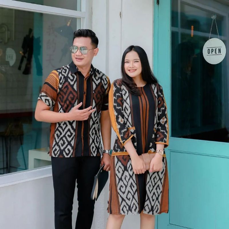 BAJU KAIN TENUN  Baju couple / baju kain tenun / baju keren / etnik / baju pria dan wanita