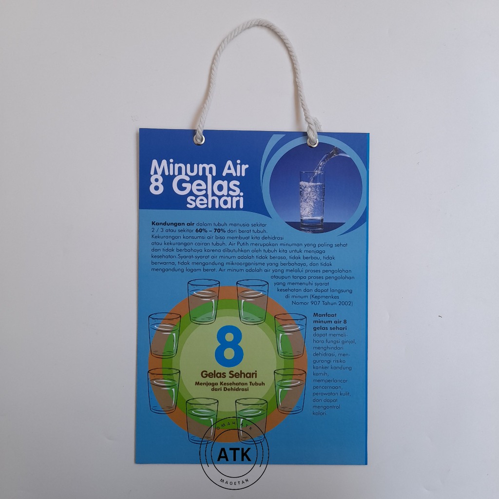 

Hard Poster Minum Air 8 Gelas Sehari - Gizi - Hard Poster Kesehatan
