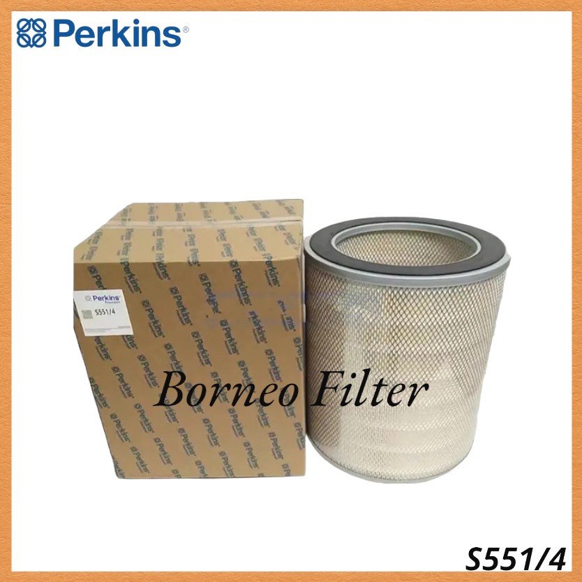 S551/4 Perkins Genuine Air Filter Udara P181036 A-7204 3I-0789 AF361 PA16496L3313 3N3740 79230041 VH