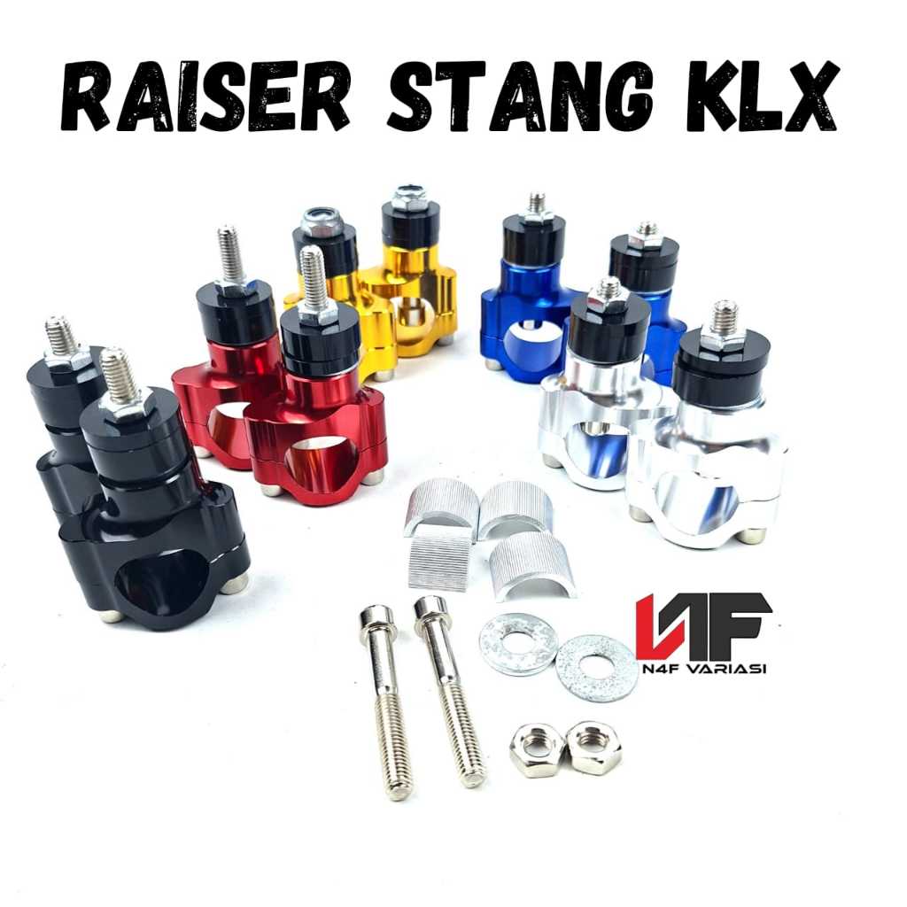 Raiser Stang bisa untuk Fatbar Riser Stang Supermoto raiser dudukan stang cnc D-Tracker KLX150 KLX B