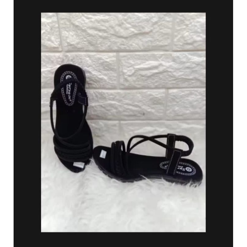 sandal wanita model tali belakang | sandal wanita dewasa tanpa hak