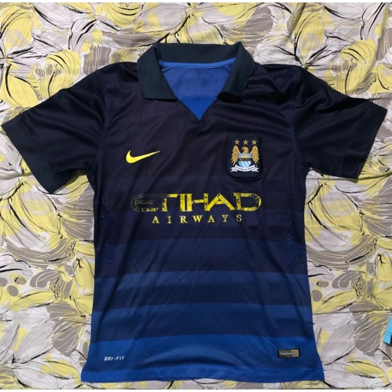 Jersey Manchester City Away 2014/2015 size L slim fit