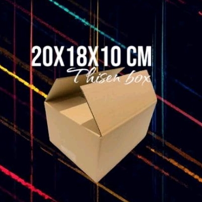 

Kardus packing kecil 20x18x10 cm dus packaging recycle | siap pakai | multifungsi | diecut | oleh oleh
