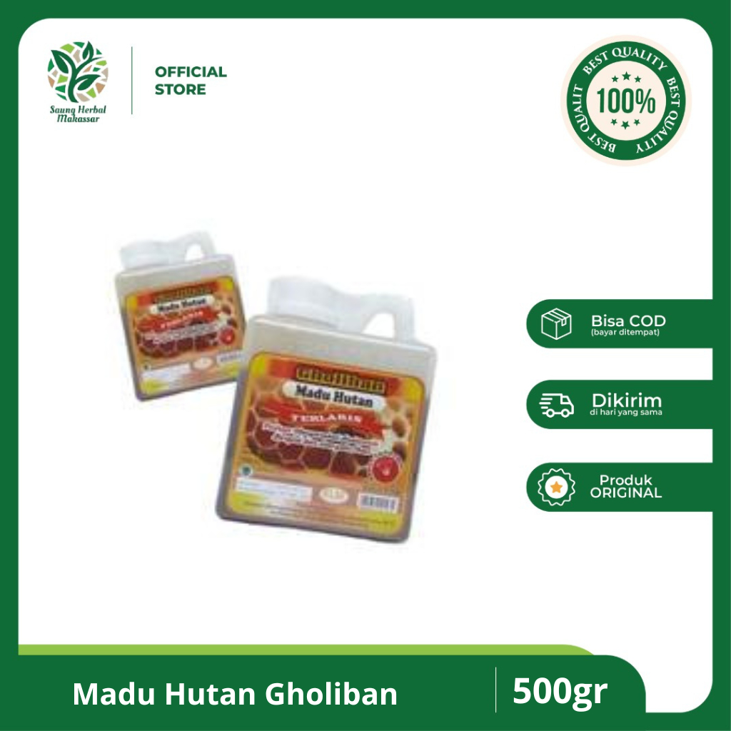 

Madu Gholiban Madu Hutan KLM Kalimantan 500 Gr