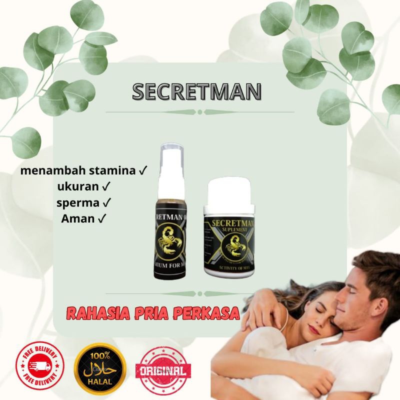 OIL DAN KAPSUL //Secretman ori 100% //TERAMPUH //terbukti//