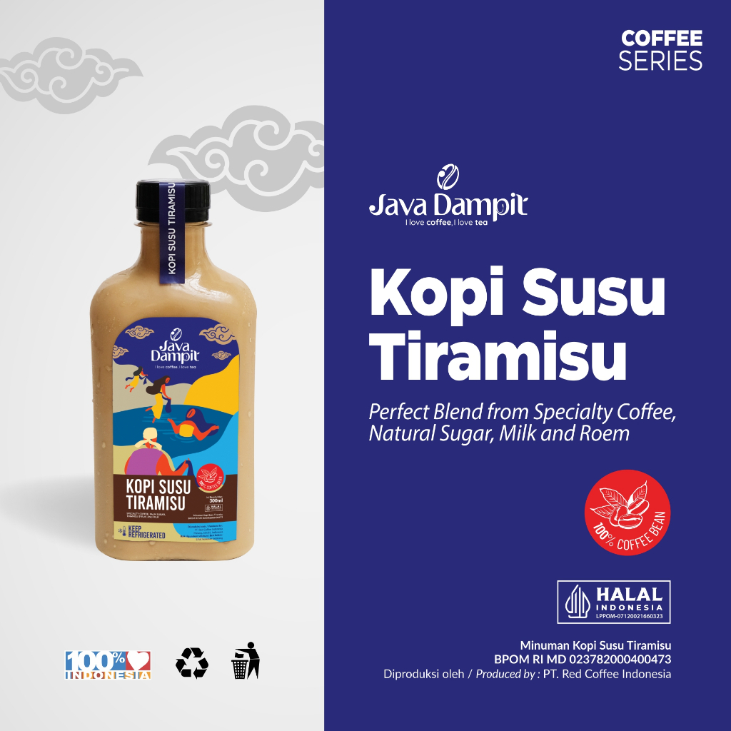 

KOPI SUSU TIRAMISU READY TO DRINK SIAP MINUM KEMASAN 300 ML