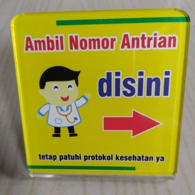 

Petunjuk arah Nomor antrian tekuk