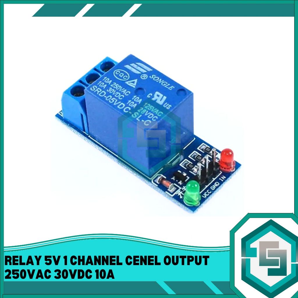 RELAY 5V 1 CHANNEL CENEL OUTPUT 250VAC 30VDC 10A