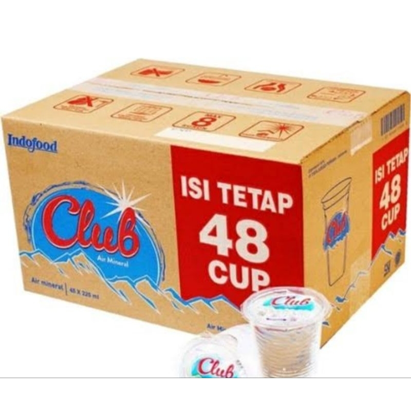 

Club Air Mineral gelas 220 ml 1 dus isi 48 cup