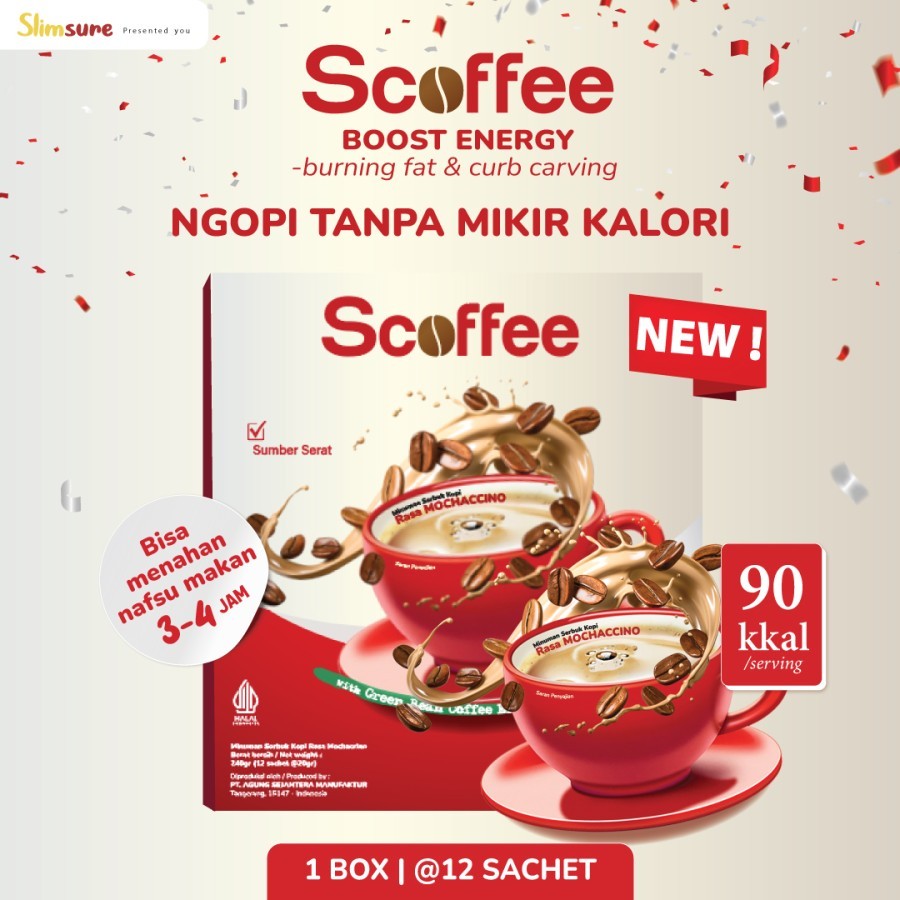 

S Coffee SCoffee Energy Coffee | Coffee Diet | Slimming 1 box isi 12 sachet