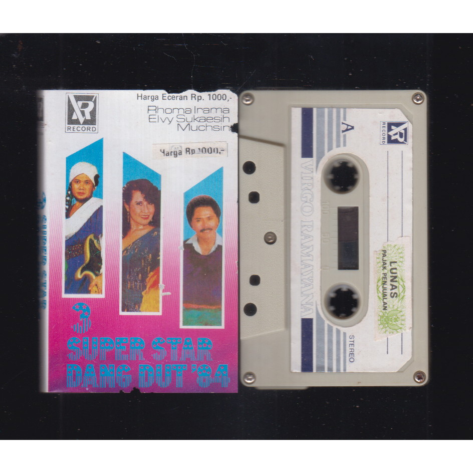 KASET 3 SUPERSTAR DANGDUT 84 RHOMA IRAMA ELVY SUKAESIH MUCHSIN