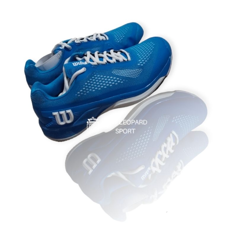 Sepatu tenis wilson RUSH PRO 4.0 French blue/white original