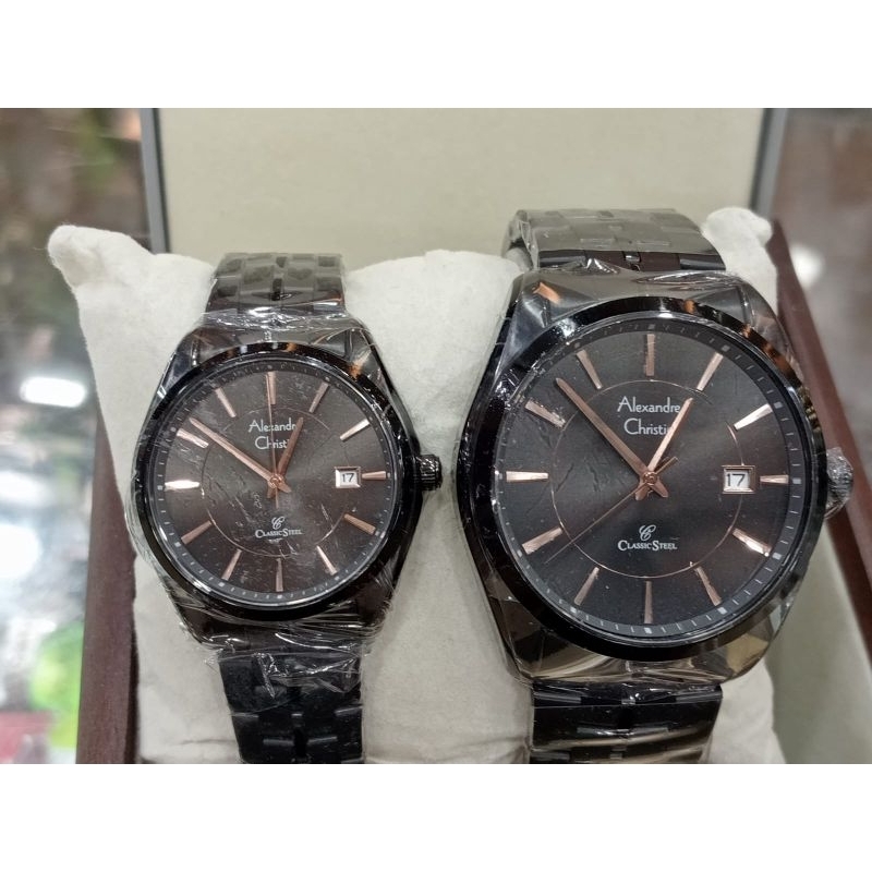JAM TANGAN ALEXANDER CHRISTIE CRISTIE ALEXANDRE CHRISTIE CRISTIE COUPLE ORIGINAL AC8599