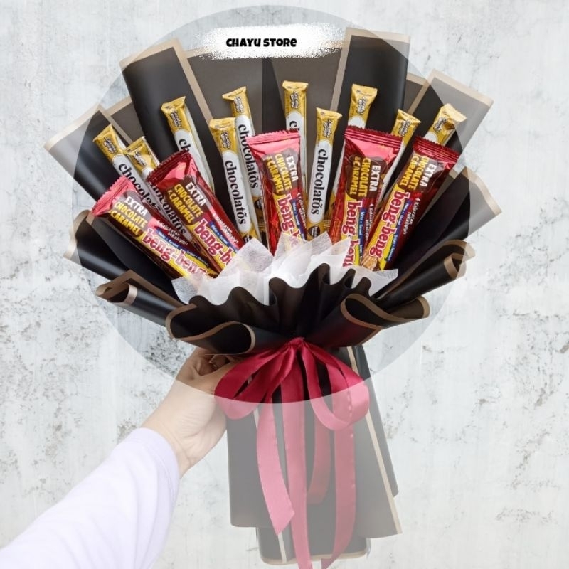 

BENG BENG BOUQUET/ BUKET COKELAT BENG BENG DAN CHOCOLATOS