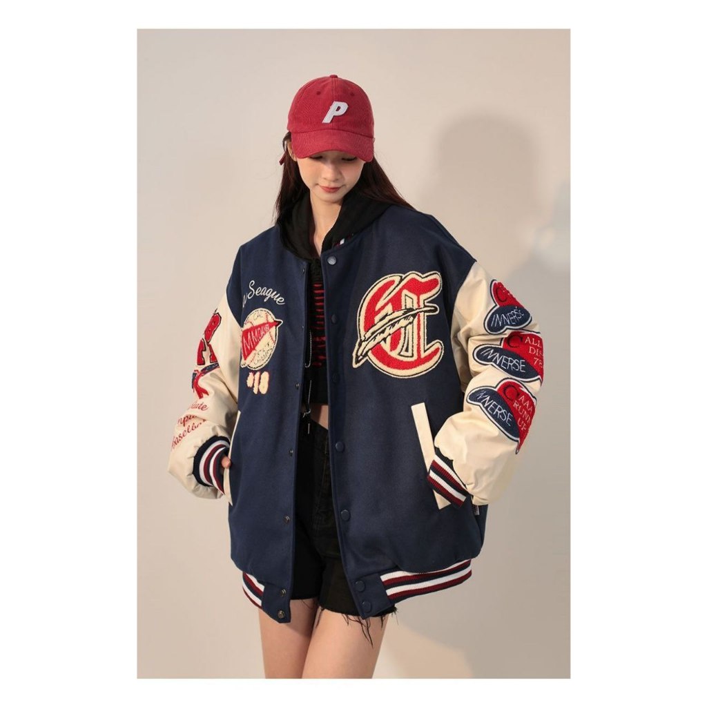 Cal League Jaket Baseball Varsity | Jaket Baseball Unisex