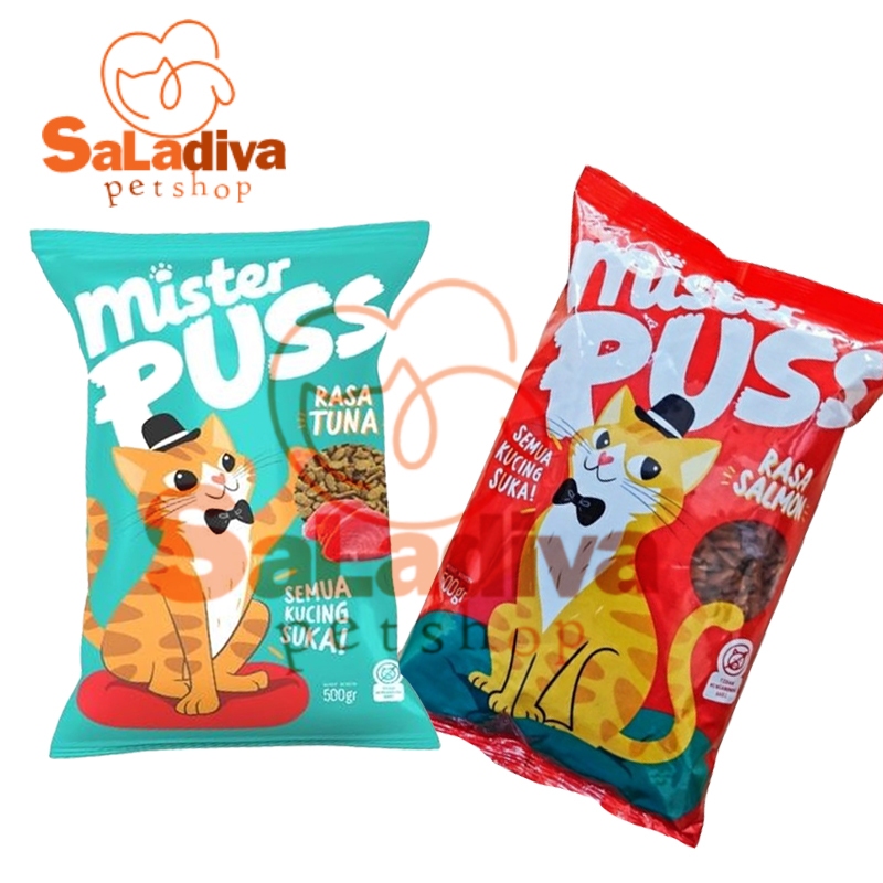 Mister Puss 500gr Cat Food Makanan Kucing Kering Mr Puss