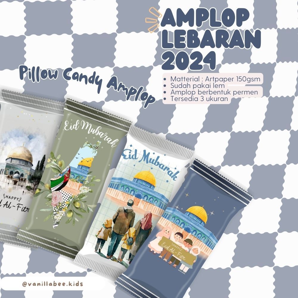 

Amplop Permen series FREE PALESTINE amplop lebaran lucu amplop unik murah amplop idul fitri