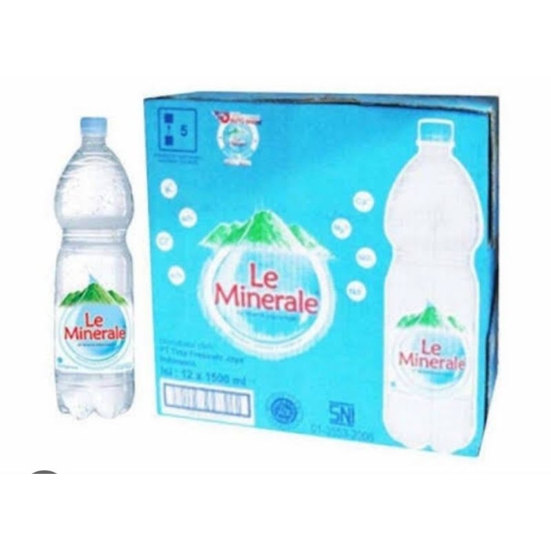 AIR MINERAL LE MINERALE 1.5 LITER (1 KARTON)