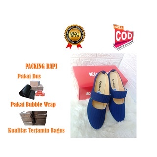 Sepatu Selop Wanita Slip On Sepatu Selop Flat Rajut Wanita