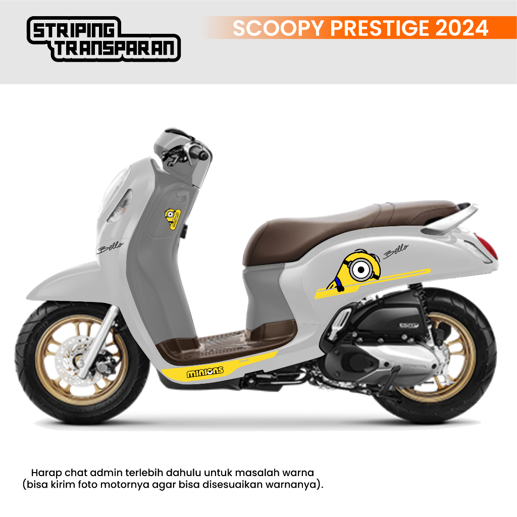 STRIPING TRANSPARAN SCOOPY PRESTIGE MINION