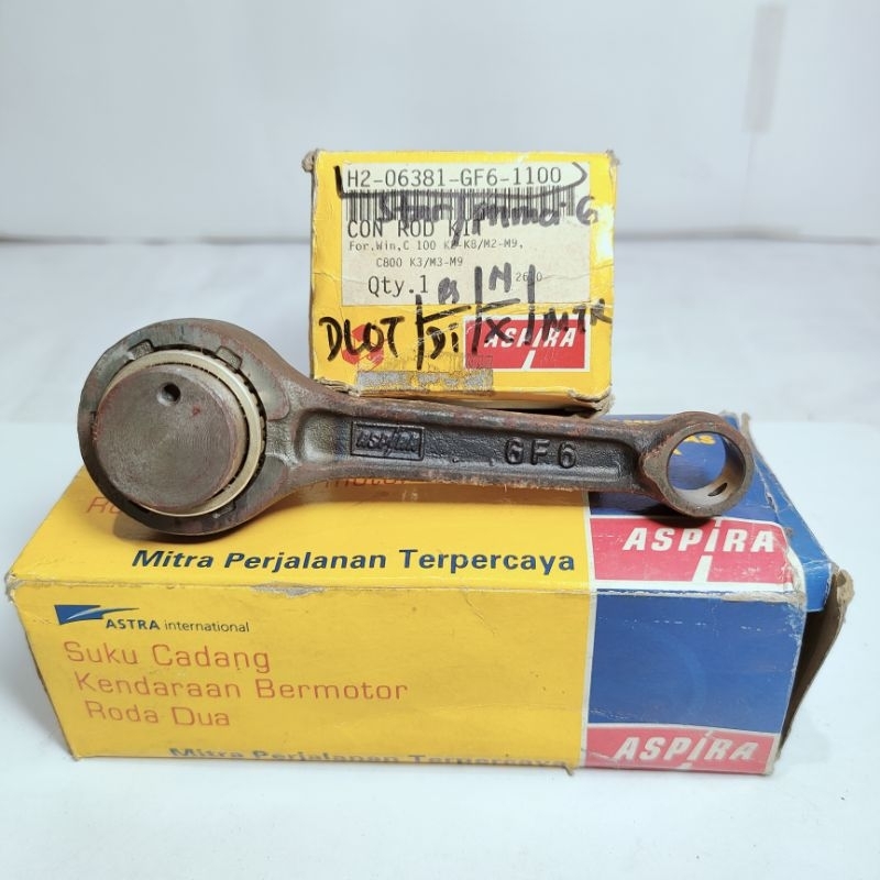 Stang Seher Connecting Rod Kit Assy Aspira Honda Astrea Grand Win Star Prima Supra X C100 C800 GF6 H