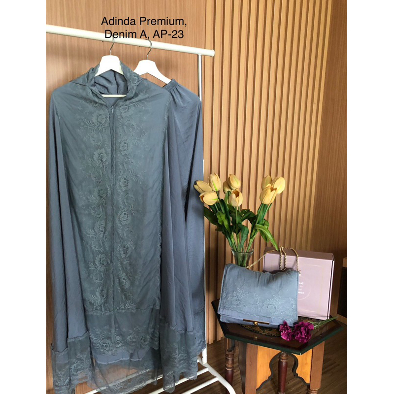 Mukena ZaraSilk Premium - DENIM A