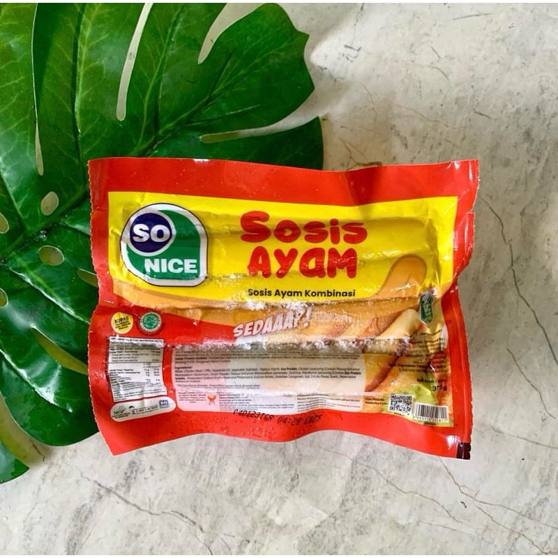 

So Nice Sosis Ayam Kombinasi 375gr